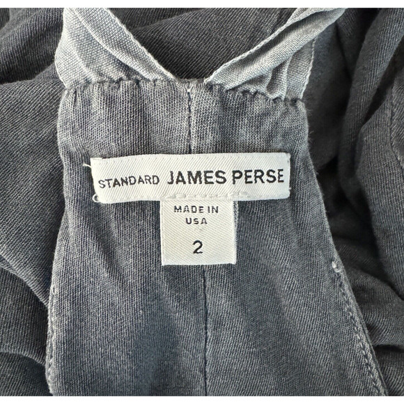 James Perse Dress Womens Medium Gray Racer‎ Tank Dress Casual Neutral Minimalist - Picture 6 of 8